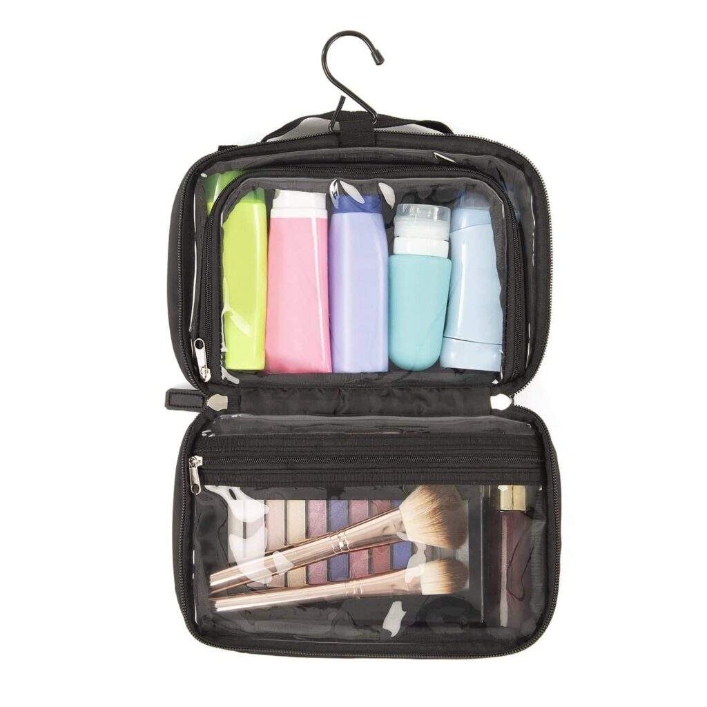 bag with makeup