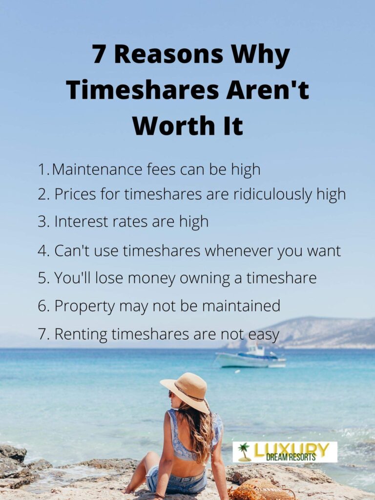 7 Reasons Why Timeshares Are Not Worth It Your Vacation Planning