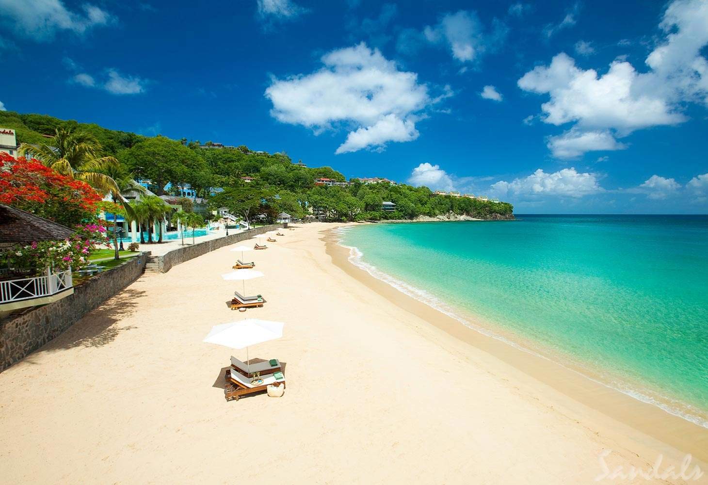 clear beachfront