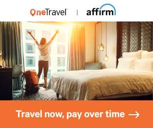 advertisement woman at window in hotel room