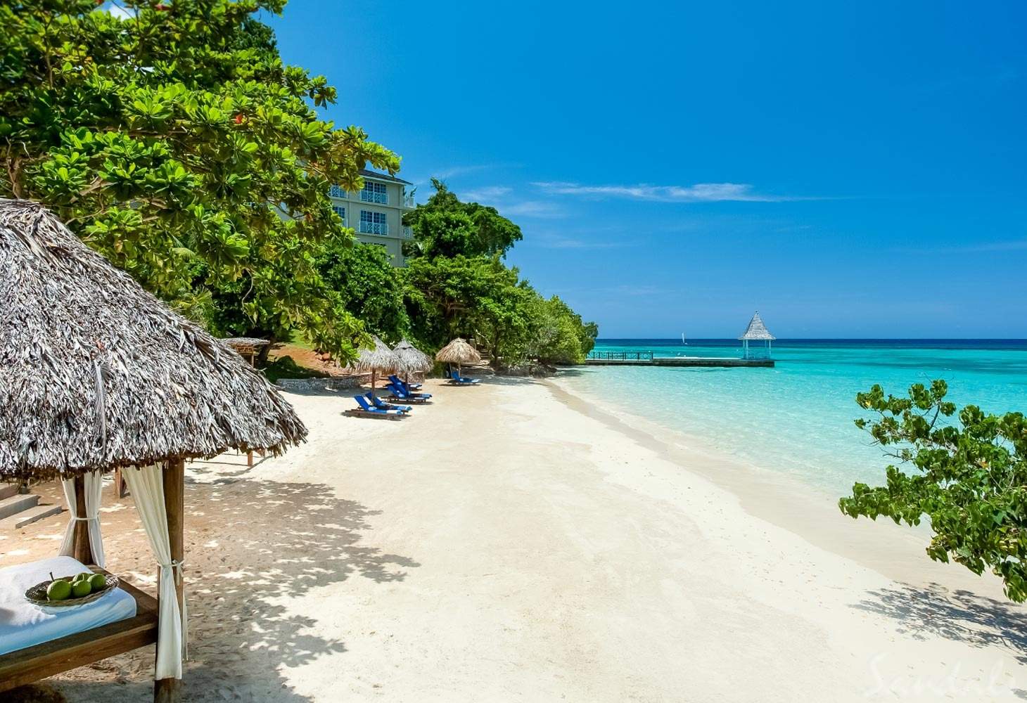 cabana on beach