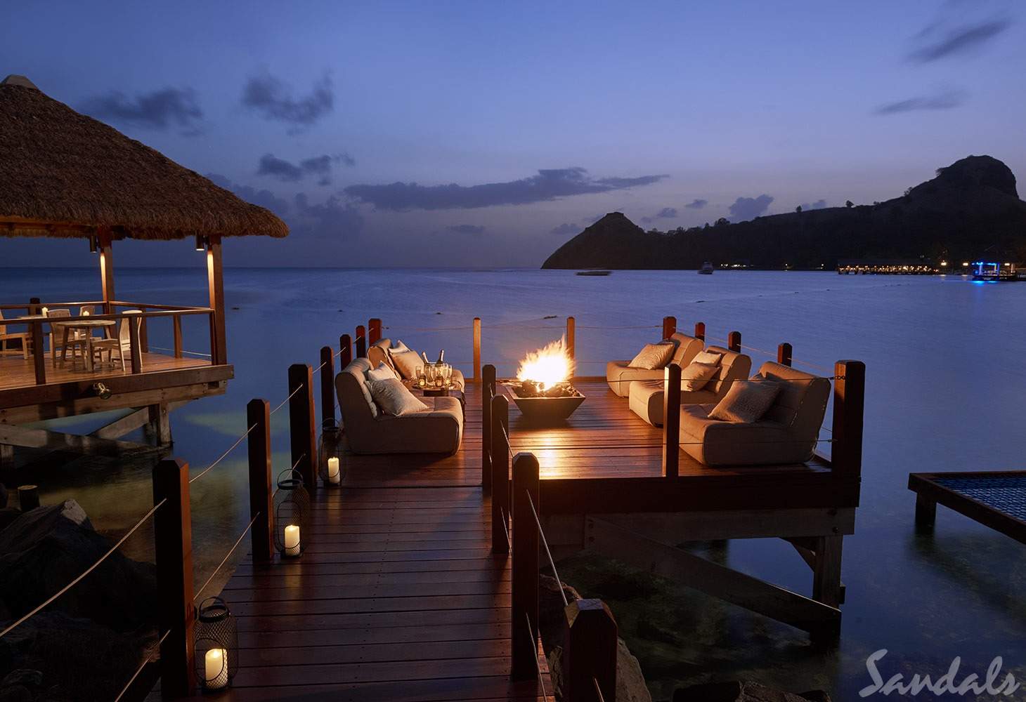 chairs on patio with fire pit