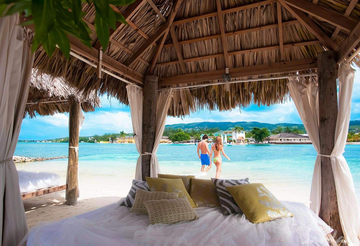 cabana on beach