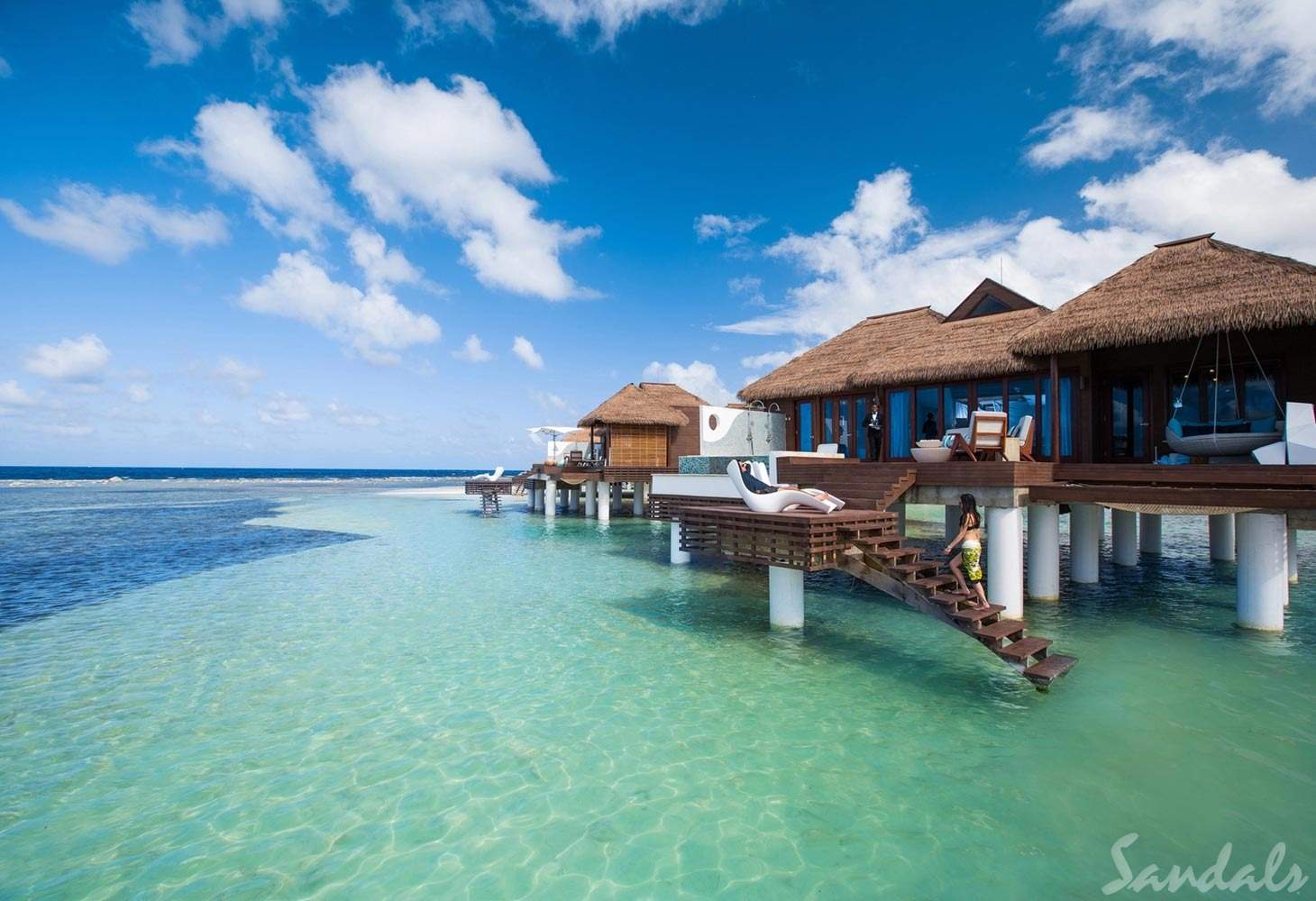 over-water cabanas