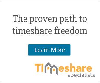 advertisement text about getting out of a timeshare