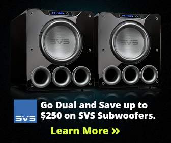 2 modern subwoofers