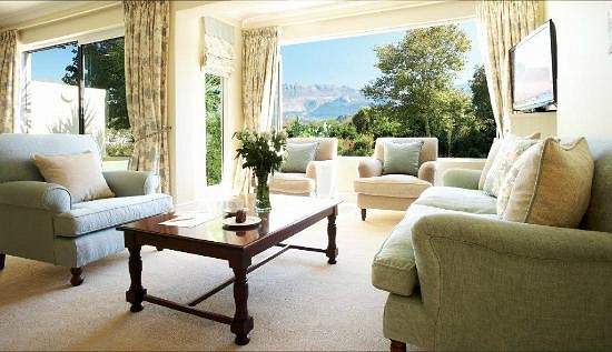 resort room looking out to mountains