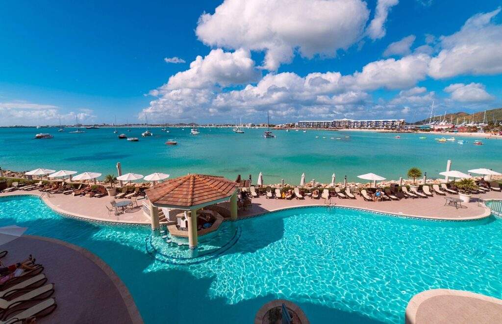 ocean surround resort pool