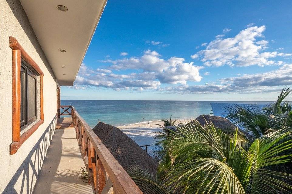 resort balcony overlooking ocean