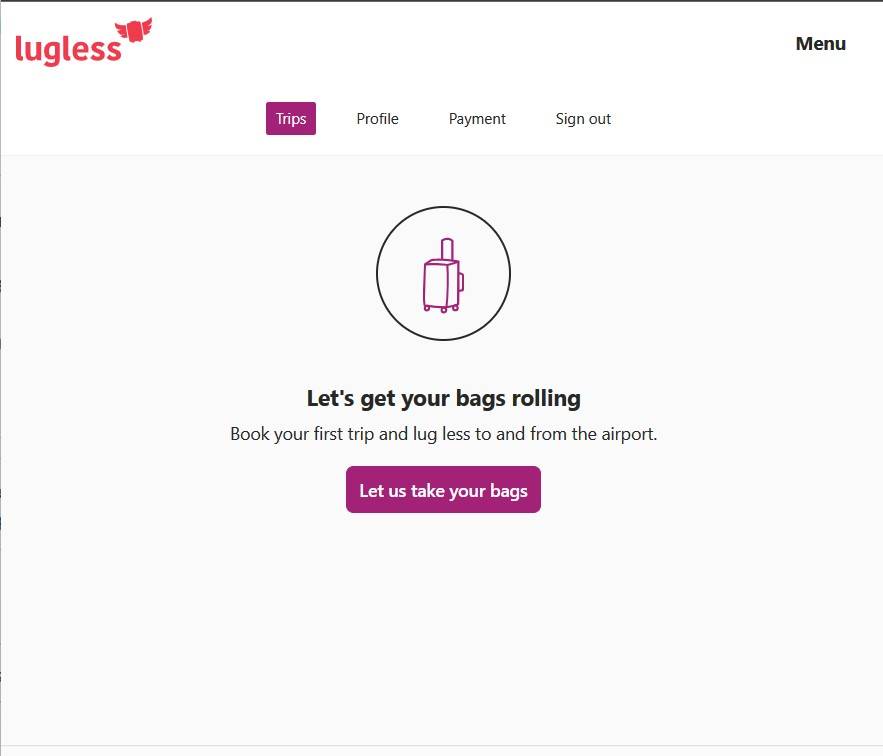 starting page for lugless