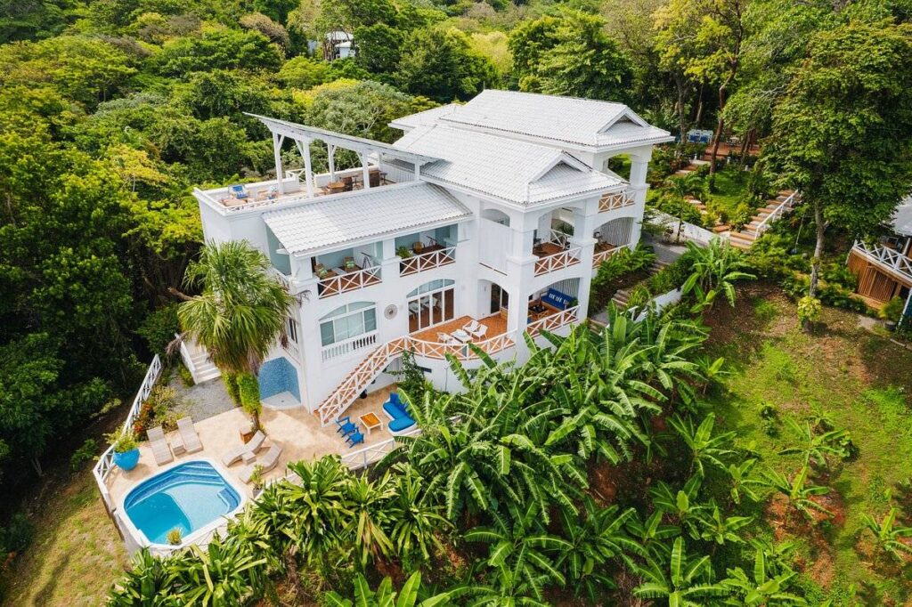 three floor resort in the jungle