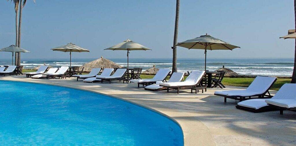 resort pool at the beach