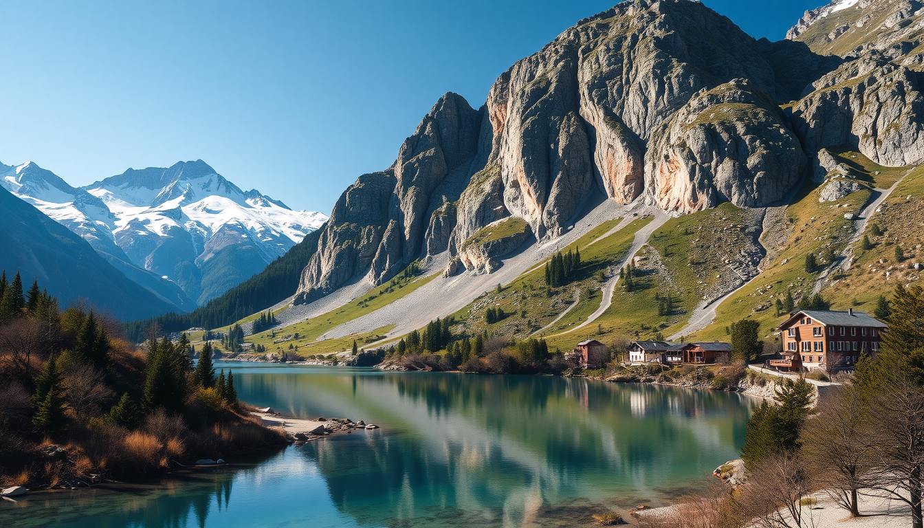 An image showcasing a hidden gem travel destination featuring a beautiful less visited natural landscape