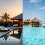 Bali private pool villa and Maldives overwater bungalow luxury travel comparison
