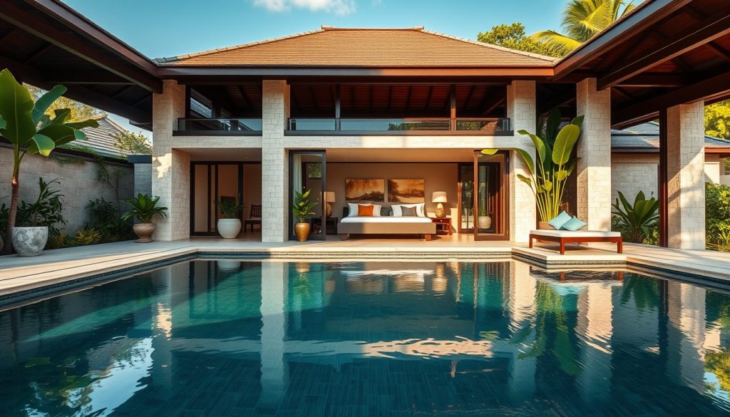 Private Bali pool villa with tropical garden privacy and refined luxury design
